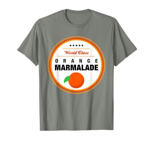 Matching Group Halloween Costume Orange Marmalade T-Shirt - size chart
