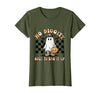 Halloween Pumkin Trick Or Treat Apparel No Diggity About to Bag It Up Trick Treat Candy Halloween T-Shirt - size chart