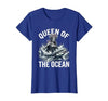 Mademark Queen of the Ocean Shark Design T-Shirt - size chart