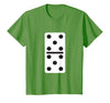 Fun and Easy Halloween Costume T-Shirts - Dominoes Double Five Dominoes Halloween Costume 5 Domino Game T-Shirt - size chart