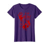 InGENIUS Halloween Shirts & Gifts I'm Fine Bloody Hand Blood Stained Splatter Funny Halloween T-Shirt - size chart