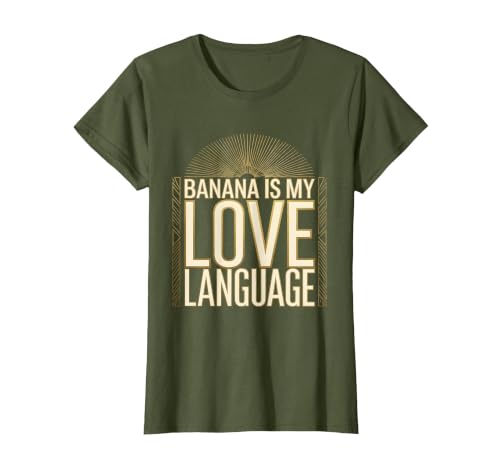 Mademark Banana Is My Love Language Monkey Design T-Shirt - Women - size chart
