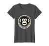 Mademark Chaos Is My Cardio Funny Monkey Design T-Shirt - Women - size chart