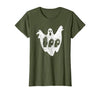 Sign Language Apparel Funny ASL American Sign Language Halloween T-Shirt - size chart