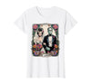 The Lovers Tarot Card Spooky Halloween Women Men The Monster Frankenstein and Bride The Lovers Tarot Card T-Shirt - size