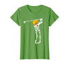 Funny Skeleton Golf Halloween Costume Golf Skeleton Pumpkin Halloween Shirt T-Shirt - size chart