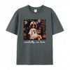 Chaierfei Funny Doll Halloween Mentally I'm Here T-Shirt - size chart