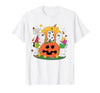 Funny Halloween gift tee Welcome Great Pumpkin Boo Witch Pumpkin Halloween T-Shirt - size chart