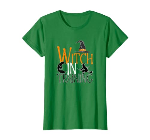 Witch In Training - Halloween Spooky Magic Gift Witch in Training - Magic Lover Halloween Season Witch T-Shirt - size chart
