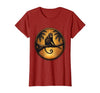 Mademark Monkey Silhouette Tropical Sunset Graphic T-Shirt - Women - size chart