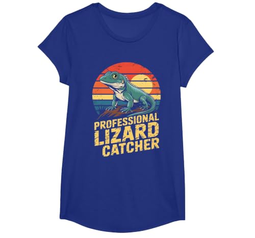 Funny Reptile Enthusiast Tee Lizard Catcher Humor Professional Lizard Catcher Funny Reptile Lover Men Women T-Shirt - size