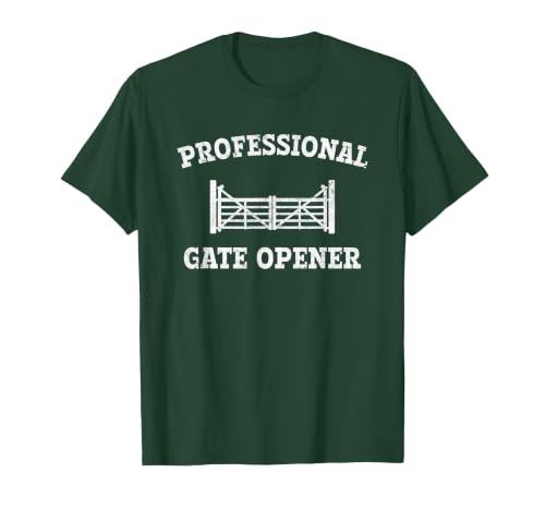 cow apparel Professional gate Opener, Cow Gate Opener T-Shirt - size chart