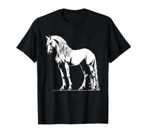 Andalusian Gift for Men, Women, Dad & Mom Horse Dad Mom Lover - Monochromatic Andalusian T-Shirt - size chart