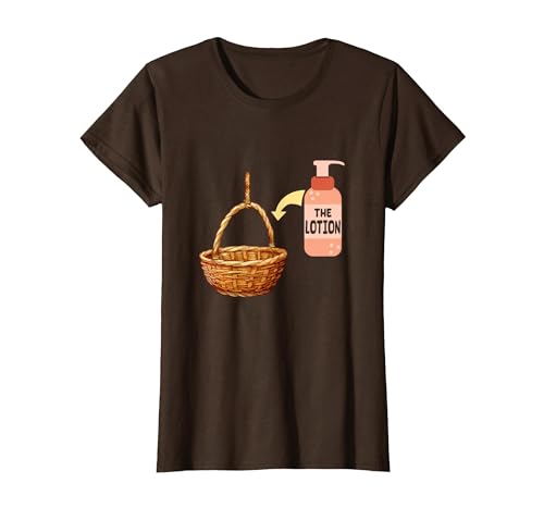 Put the Lotion in the Basket Halloween Parody Art Put The Lotion in The Basket Halloween Costume Parody Art T-Shirt - size