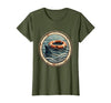 Mademark Shark Fin Rescue Buoy Lifeguard Graphic T-Shirt - size chart