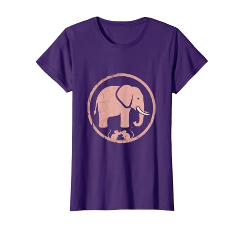 Mademark Be Kind Elephant and Mouse Gentle Touch Design T-Shirt - Women - size chart