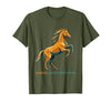Mademark Horses Over Everything Equestrian Design T-Shirt - Men - size chart