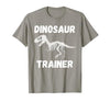 Dinosaur Trainer Costume Halloween Dino Skeleton T-Shirt - size chart