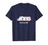 Bad Mood Sleeping Cow Tee Moooody Cow Beef Milk Farm Animals T-Shirt - size chart