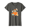 Disney Winnie The Pooh Halloween Cute Eeyore Pumpkin Patch T-Shirt - size chart