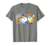 Bowling Boo Creepy Halloween Costume Pumpkin Bowling Lover T-Shirt - size chart