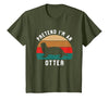 Shirtbooth: Halloween 2019 Simple Halloween Costume Otter Lover Pretend I'm an Otter T-Shirt - size chart