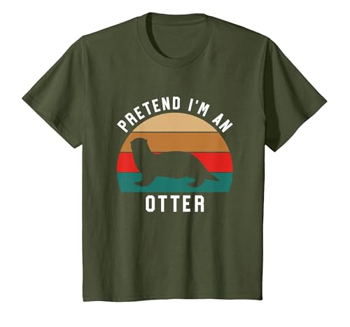 Shirtbooth: Halloween 2019 Simple Halloween Costume Otter Lover Pretend I'm an Otter T-Shirt - size chart