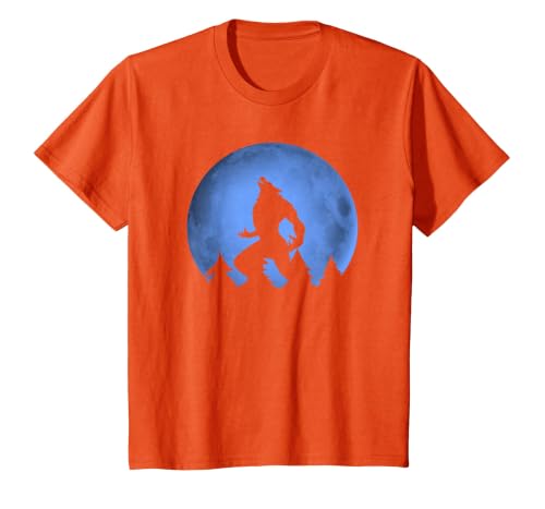 Ideas Halloween costume " Wolf moon " Wolf Halloween Costume Werewolf Blue Moon Scary for Men Boys T-Shirt - size chart