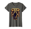 Mademark Ornate Parade Elephant Illustrated Graphic T-Shirt - Women - size chart