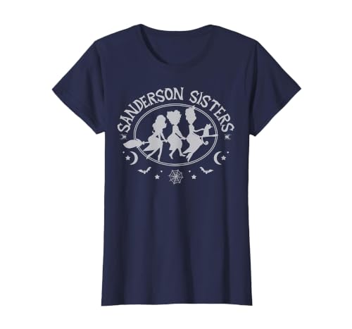 Disney Hocus Pocus Sanderson Sisters Silhouette Logo T-Shirt - size chart