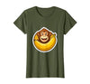 Mademark Monkey Eating Oversized Banana Slice Graphic T-Shirt - Women - size chart