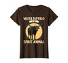 Water Buffalo Lovers Shop Water Buffalo is My Spirit Animal Water Buffalo T-Shirt - size chart