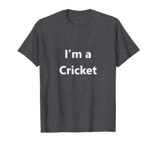MNBHYB Idea Funny Halloween Cricket Bug Insect Easy Costume Last Minute T-Shirt - size chart