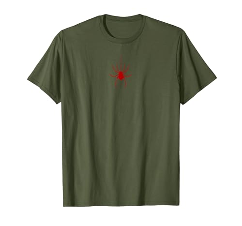 Spooky Halloween Halloween Creepy Spider, Spooky Party Outfit T-Shirt - size chart