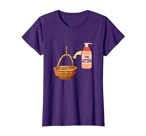 Put the Lotion in the Basket Halloween Parody Art Put The Lotion in The Basket Halloween Costume Parody Art T-Shirt - size