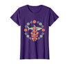 Mademark Hammerhead Shark Coral Pinnacle Hawaiian Design T-Shirt - size chart