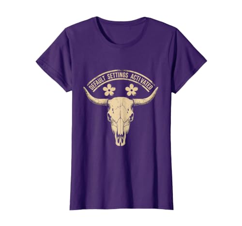 Mademark White Boy of the Year Default Settings Activated T-Shirt - Women - size chart