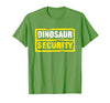 Halloween Dinosaur Security Costume RTees Halloween Adult Costume Dinosaur Security Dad Mom T-Shirt - size chart