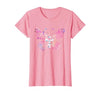 Butterfly Prayer Graphic Jesus Christian Cross Butterfly Prayer Jesus Christian Cross Floral Pattern T-Shirt - size chart
