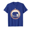 Mademark Mama Elephant Silhouette Mother and Baby Design T-Shirt - Men - size chart