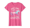 Funny Horse Lovers Just a Girl Who Loves Horses T-Shirt - size chart