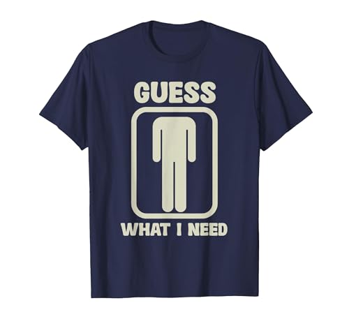 Humor Head Halloween Party Fun Guess What I Need Head Graphic T-Shirt - size chart