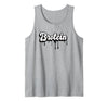 Queer & Gay Body Builder Daddy Bear Muscle Jock Funny Gay Men's Muscle Gym Bro - Protein Shake Brotein Tank Top - size chart