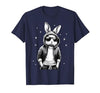 Bunny Face with Sunglasses Rabbit for Boys Men Kids T-Shirt — design detail