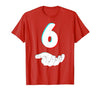 Cool Six Seven Meme Design Couple Matching Him Her Funny 67 Six Seven Meme Couple Matching Halloween Costume T-Shirt - size