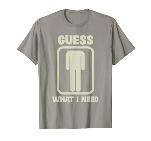 Humor Head Halloween Party Fun Guess What I Need Head Graphic T-Shirt - size chart