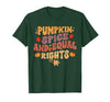 Equal Rights Outfits & Feminist Halloween Costume Pumpkin Spice and Equal Rights Feminist Halloween T-Shirt - size chart