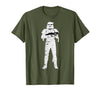Star Wars Halloween Stormtrooper Mummy Wraps T-Shirt - size chart