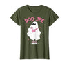 Spooky Season Ghost Halloween Boujee Boo-Jee Boo-JEE Spooky Season Ghost Pink Halloween Pumpkin Boujee T-Shirt - size chart