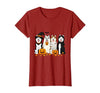 Funny Siberian Husky Ghost Pumpkin Funny Husky Ghost Dogs Halloween Dog Spooky T-Shirt - size chart